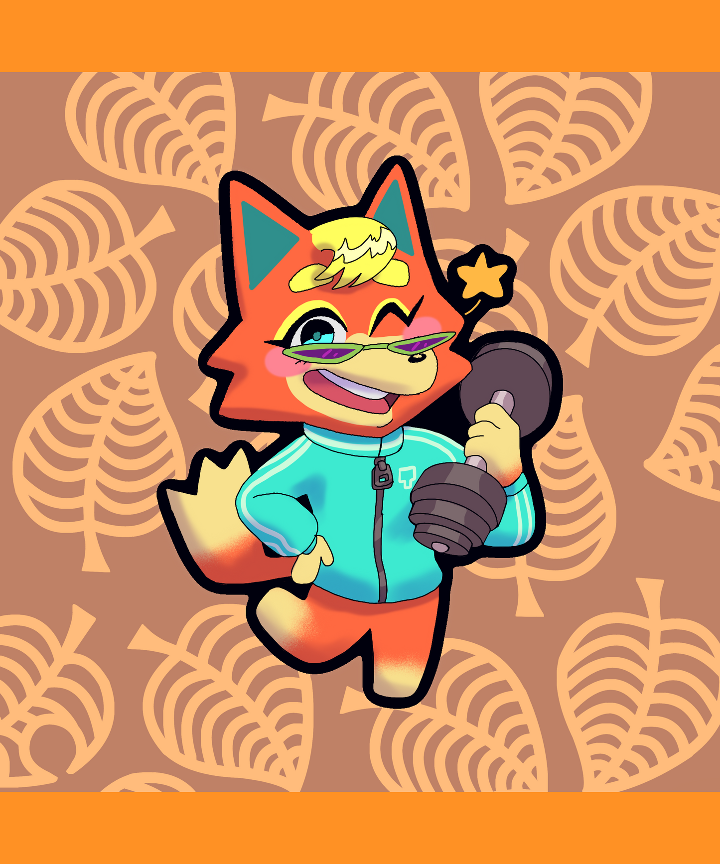 Audie Workout Sticker